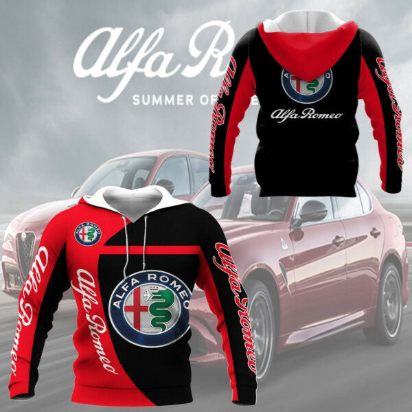 Buildercar - Alfa Romeo Shirt Fan Gift 191, Stylist Unisex 3d Hoodie 386