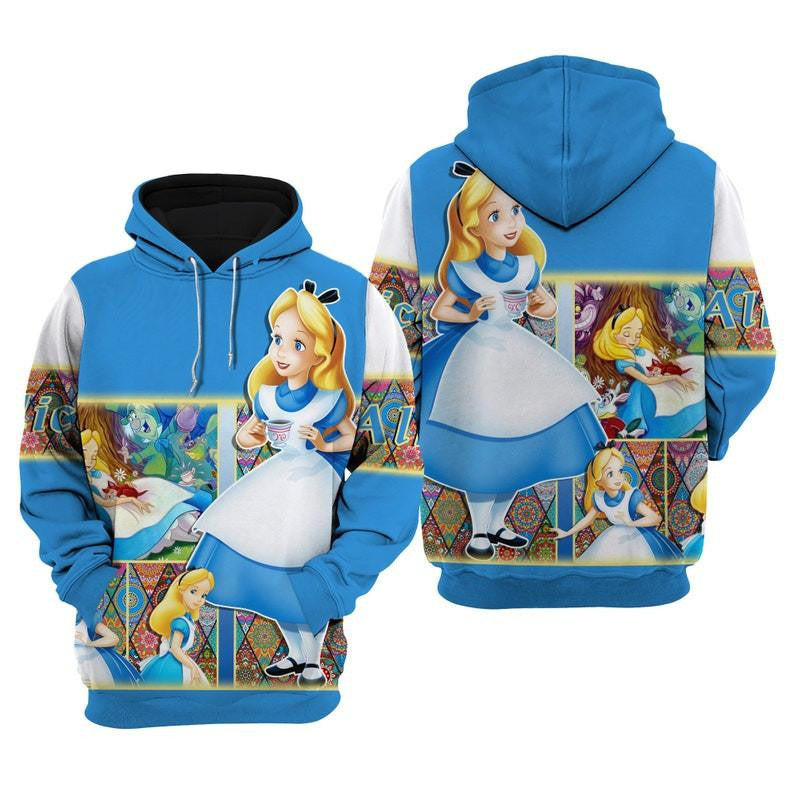 Buildercar - Alice Princess, Alice In Wonderland Fan Gift All Over Print Hoodie