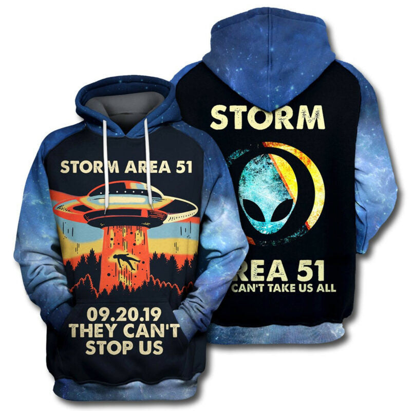 Buildercar - Alien Hoodie Storm Area 51 Hoodie