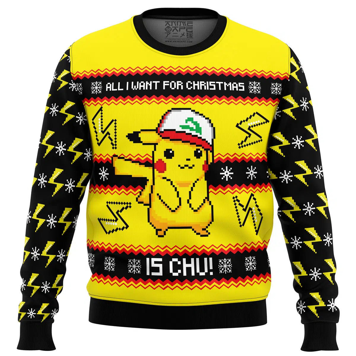Buildercar - All I Want For Christmas Is CHU! Ugly Christmas Sweater