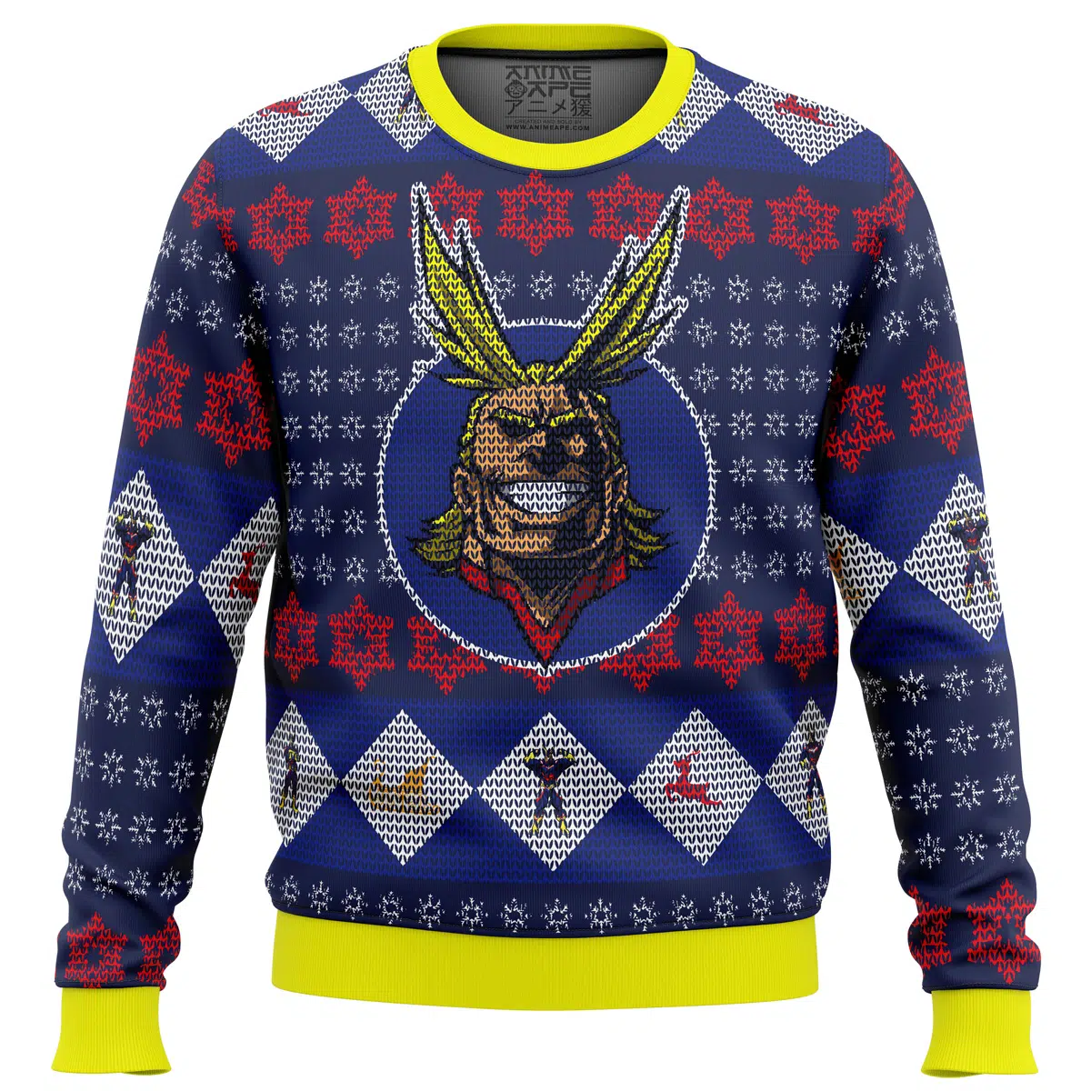 Buildercar - All Might My Hero Academia Ugly Christmas Sweater