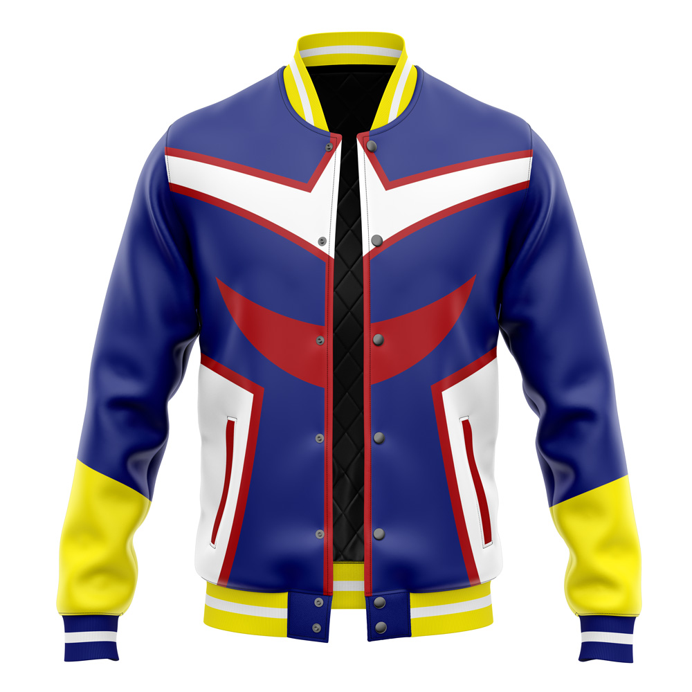 Buildercar - All Might My Hero Academia Varsity Jacket