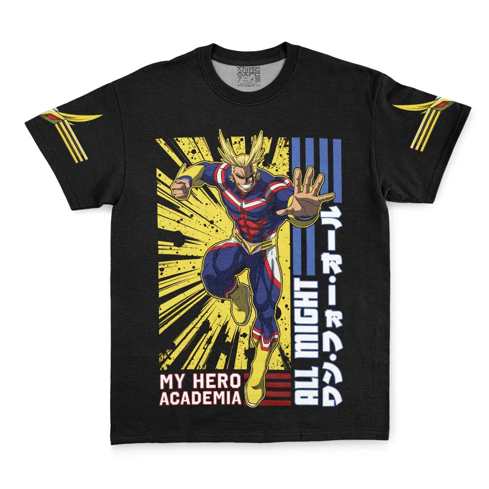 Buildercar - All Might One For All My Hero Academia Streetwear T-Shirt