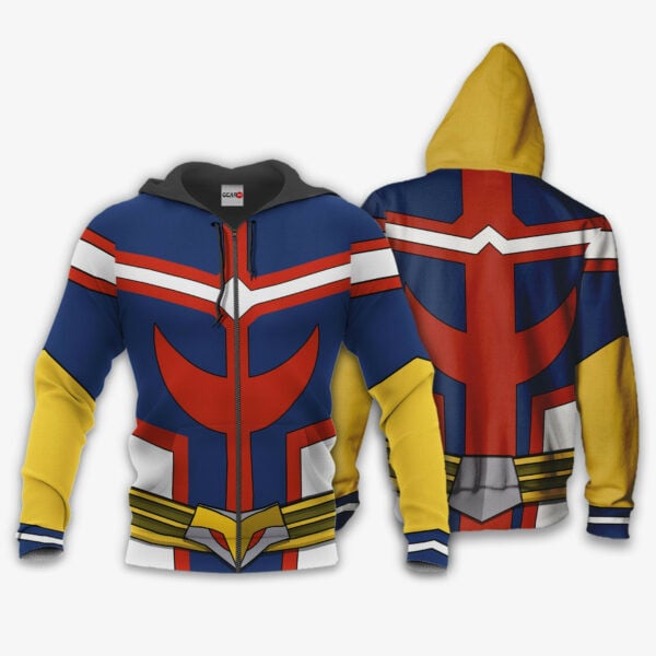 Buildercar - All Might Uniform My Hero Academia Anime 3k71 Fan Gift Stylist Unisex Cartoon 3d Hoodie 567
