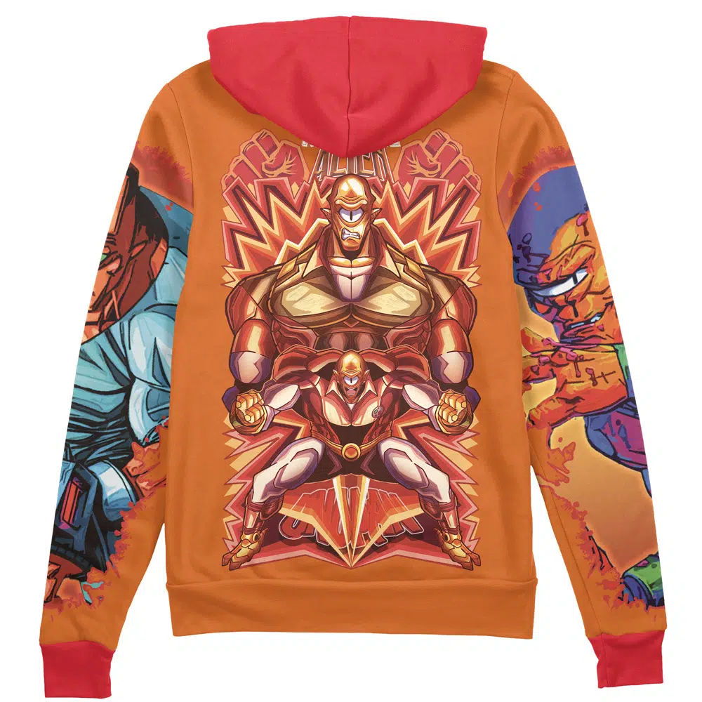 Buildercar - Allen the Alien Invincible Streetwear Zip Hoodie Jacket