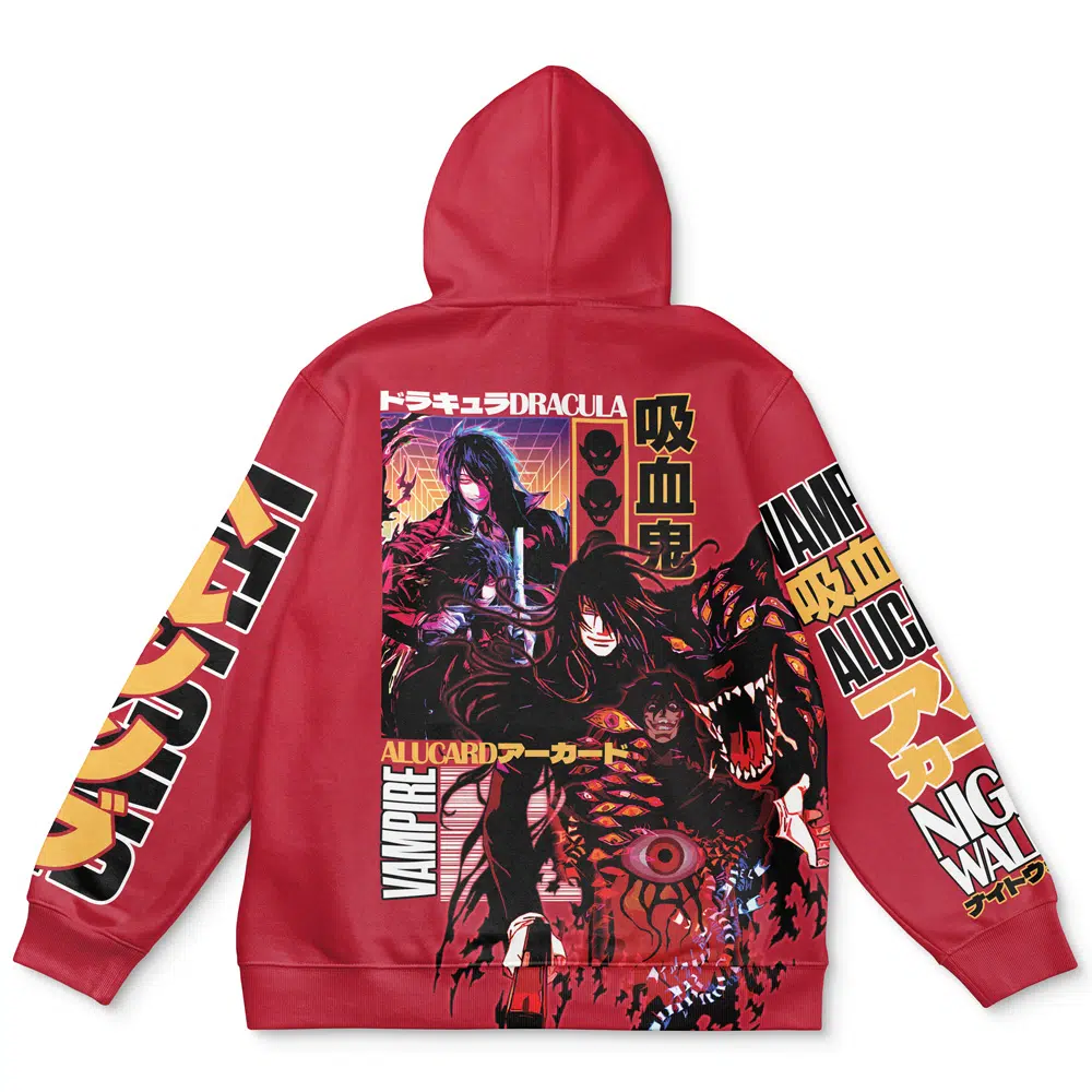 Buildercar - Alucard Hellsing Streetwear Hoodie