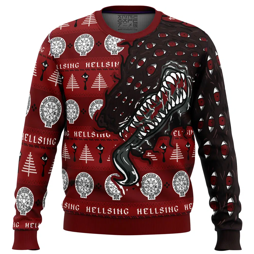 Buildercar - Alucard Restraint Release Hellsing Ugly Christmas Sweater