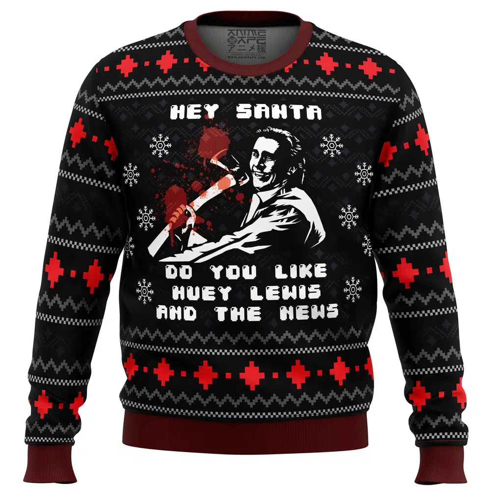 Buildercar - American Santa American Psycho Ugly Christmas Sweater