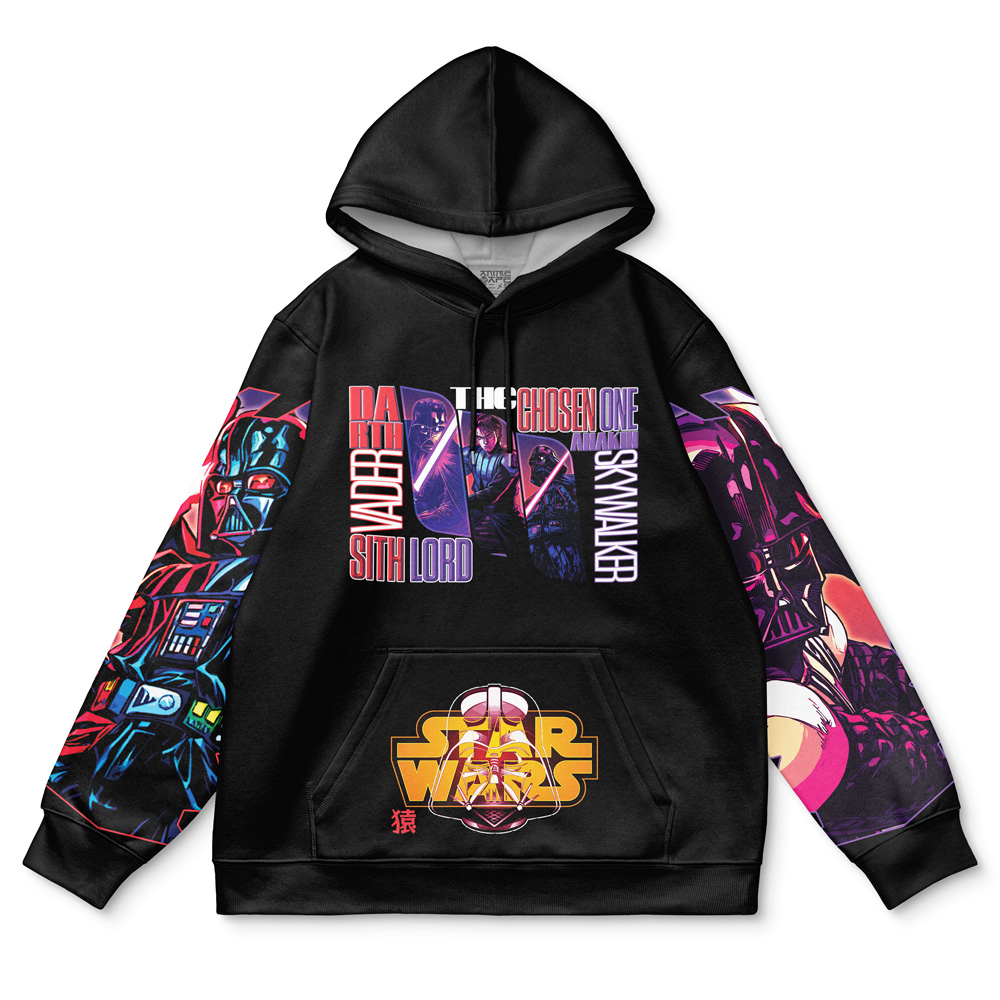 Buildercar - Anakin Skywalker x Darth Vader Star Wars Streetwear Hoodie - Image 2
