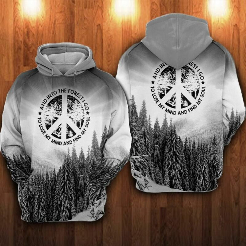 Buildercar - And Into The Forest I Go To Lose My Mind And Fine My Soul Over Print 3d Hoodie