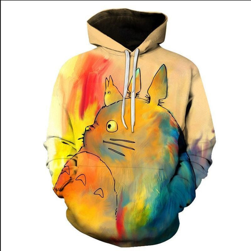 Buildercar - Anime Cute Totoro 3d Hoodie
