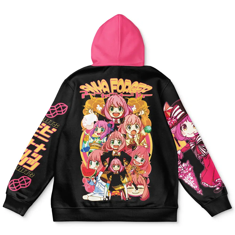 Buildercar - Anya Forger V2 Spy x Family Streetwear Hoodie