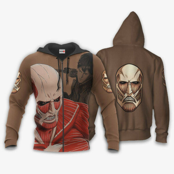 Buildercar - Aot Giant Titan Attack On Titan Anime 3k434 Fan Gift Stylist Unisex Cartoon 3d Hoodie 1005