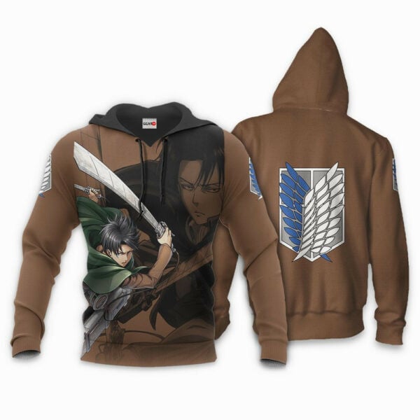 Buildercar - Aot Levi Ackerman Attack On Titan 3k253 Fan Gift Stylist Unisex Cartoon 3d Hoodie 1498