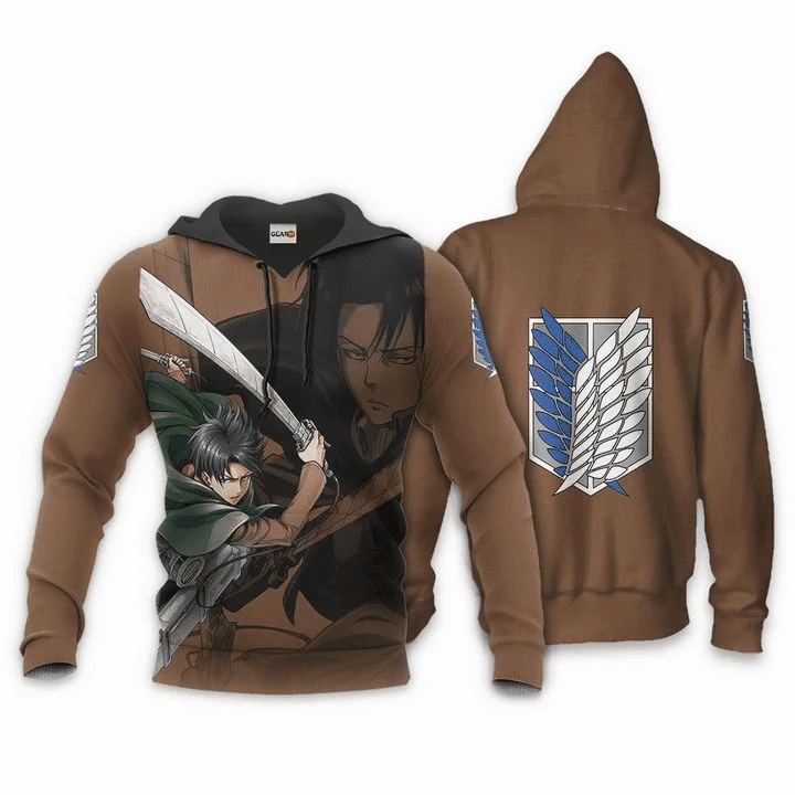 Buildercar - Aot Levi Ackerman Attack On Titan Anime Manga For Men And Women 3d Hoodie