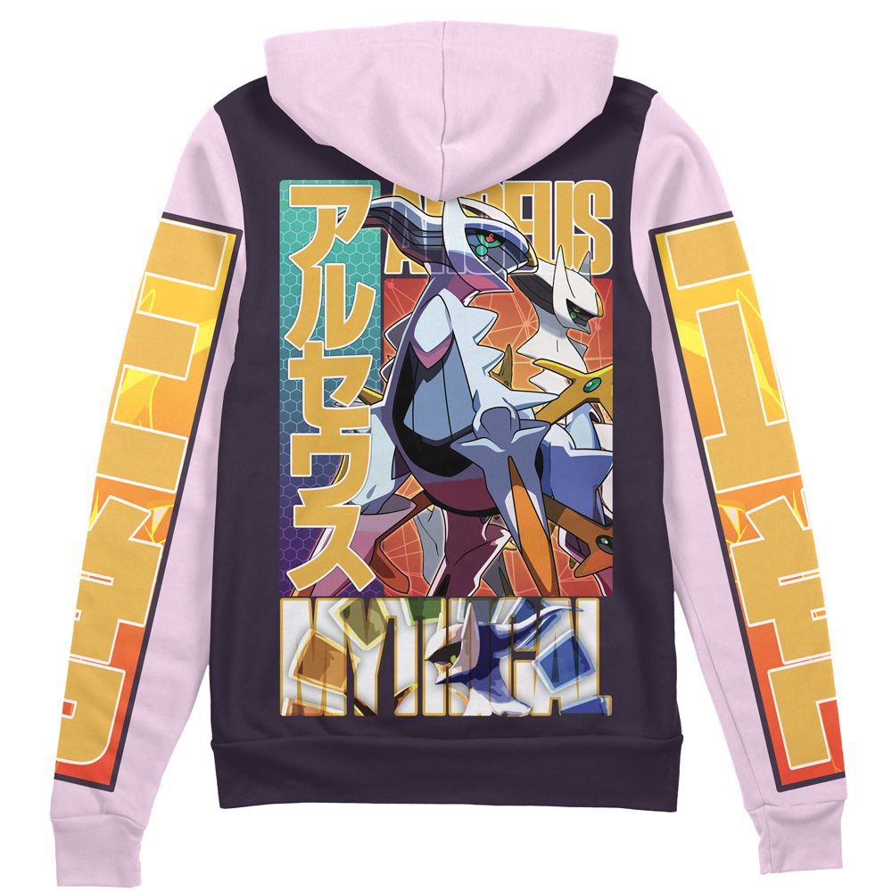 Buildercar - Arceus Pokemon Streetwear Zip Hoodie Jacket
