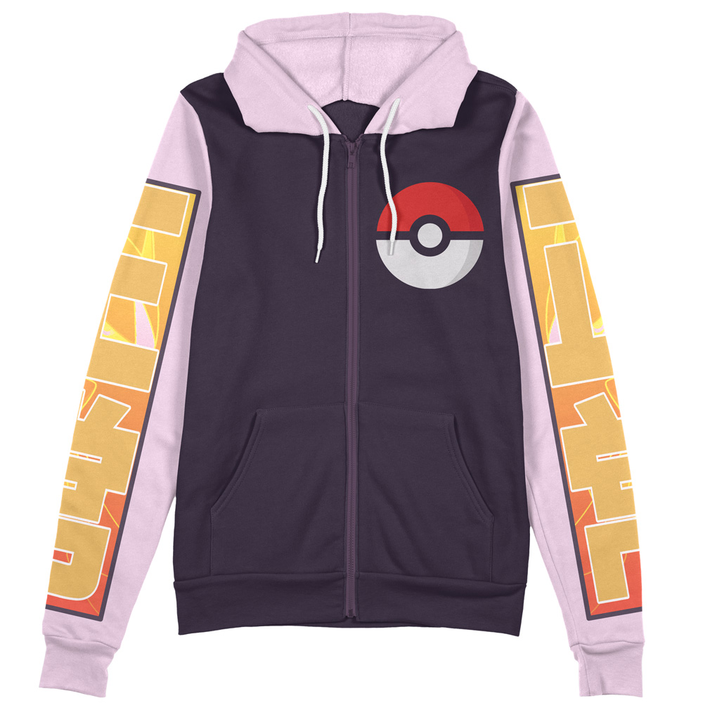 Buildercar - Arceus Pokemon Streetwear Zip Hoodie Jacket - Image 2
