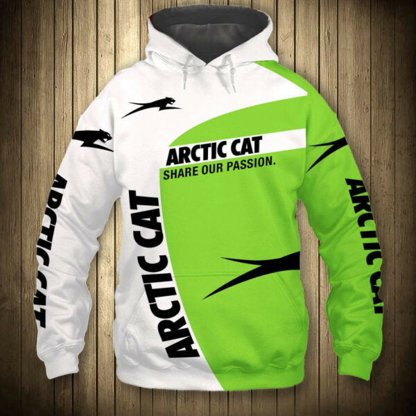 Buildercar - Arctic Cat Share Our Passion 6k984 Fan Gift Stylist Unisex Cartoon 3d Hoodie 1172