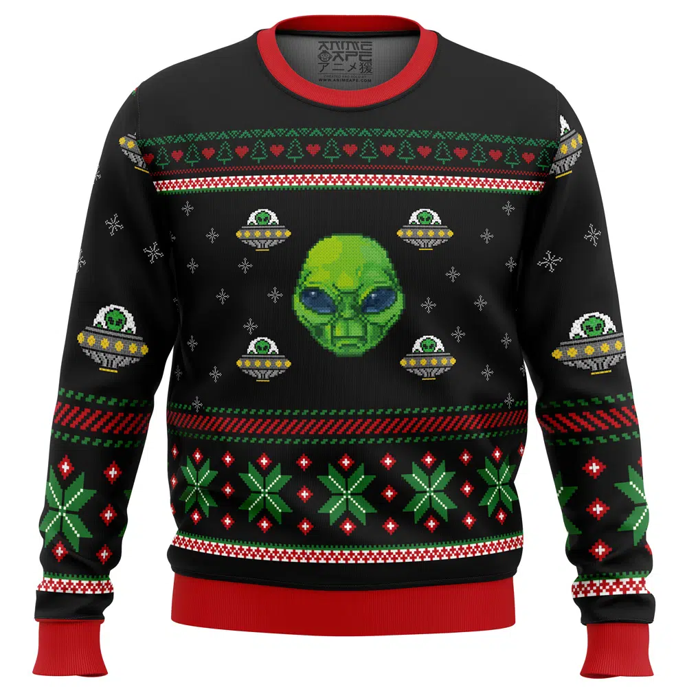 Buildercar - Area 51 Ugly Christmas Sweater