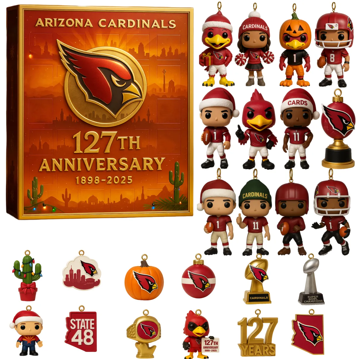 Buildercar - Arizona Cardinals 2025 Advent Calendar 