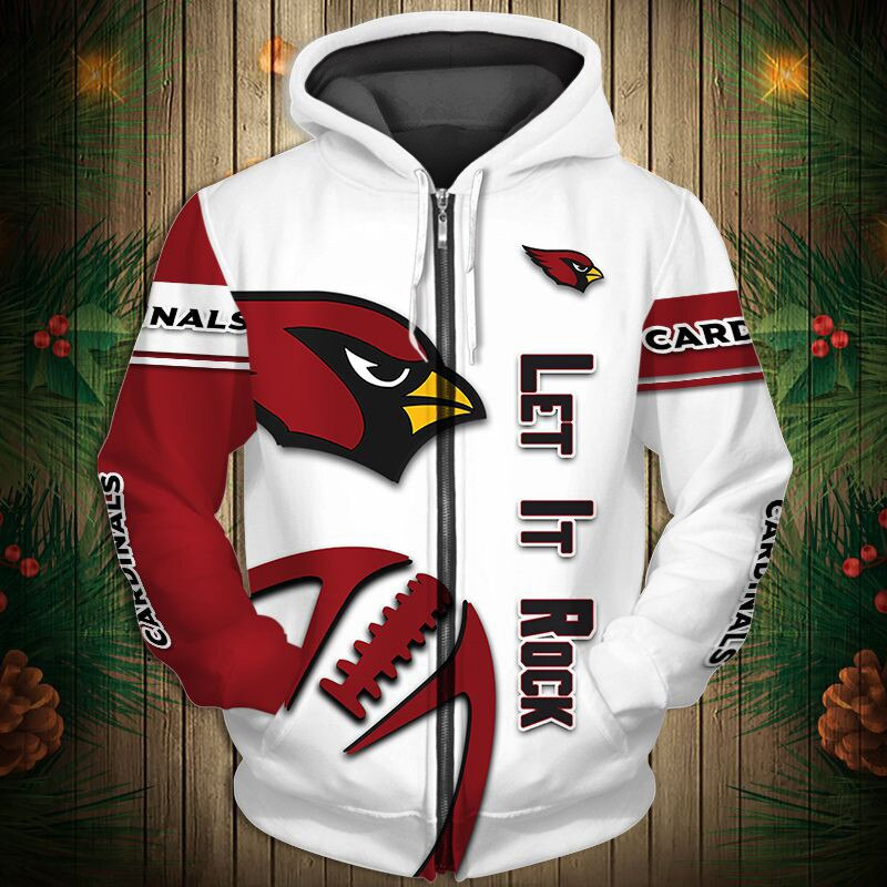 Buildercar - Arizona Cardinals Hoodie Unisex NFL Pullover Hoodie for Football Fans hm10112558