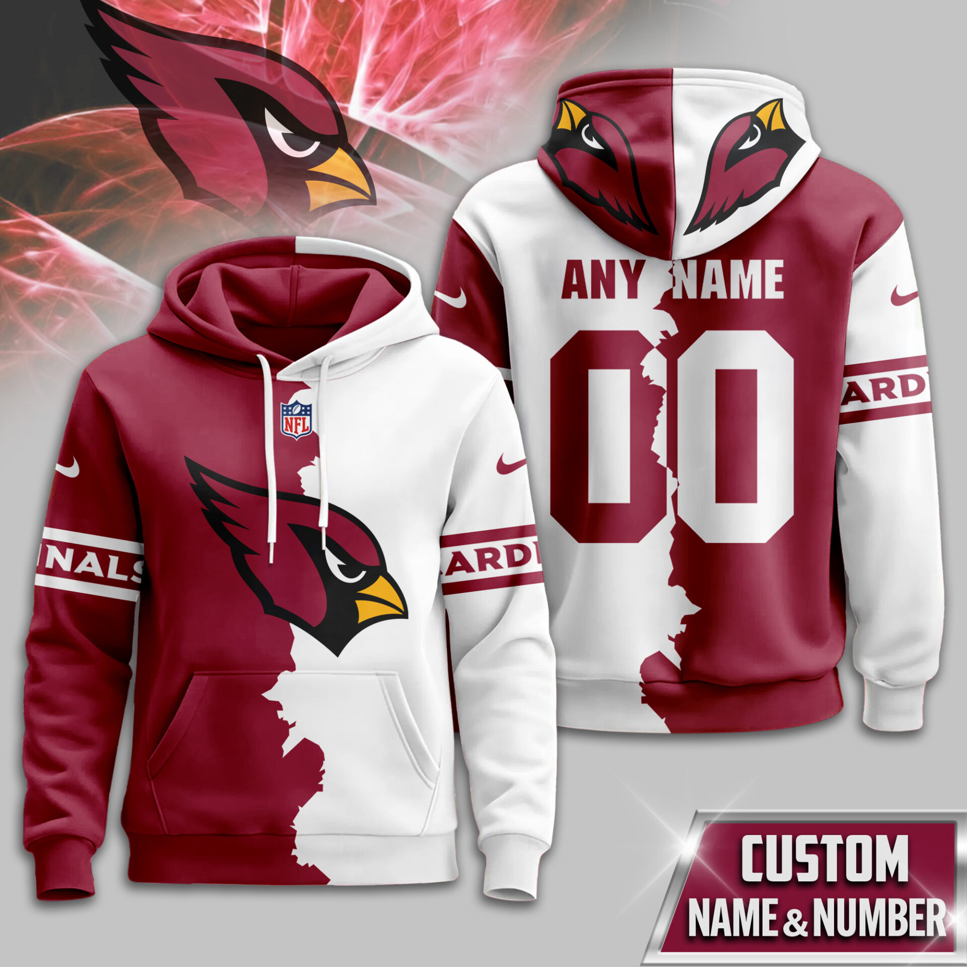 Buildercar - Arizona Cardinals | Premium Victory Split Hoodie