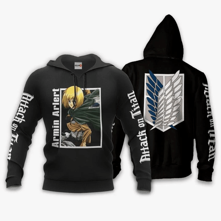 Buildercar - Armin Arlert Attack On Titan Anime Manga For Men And Women 3d Hoodie