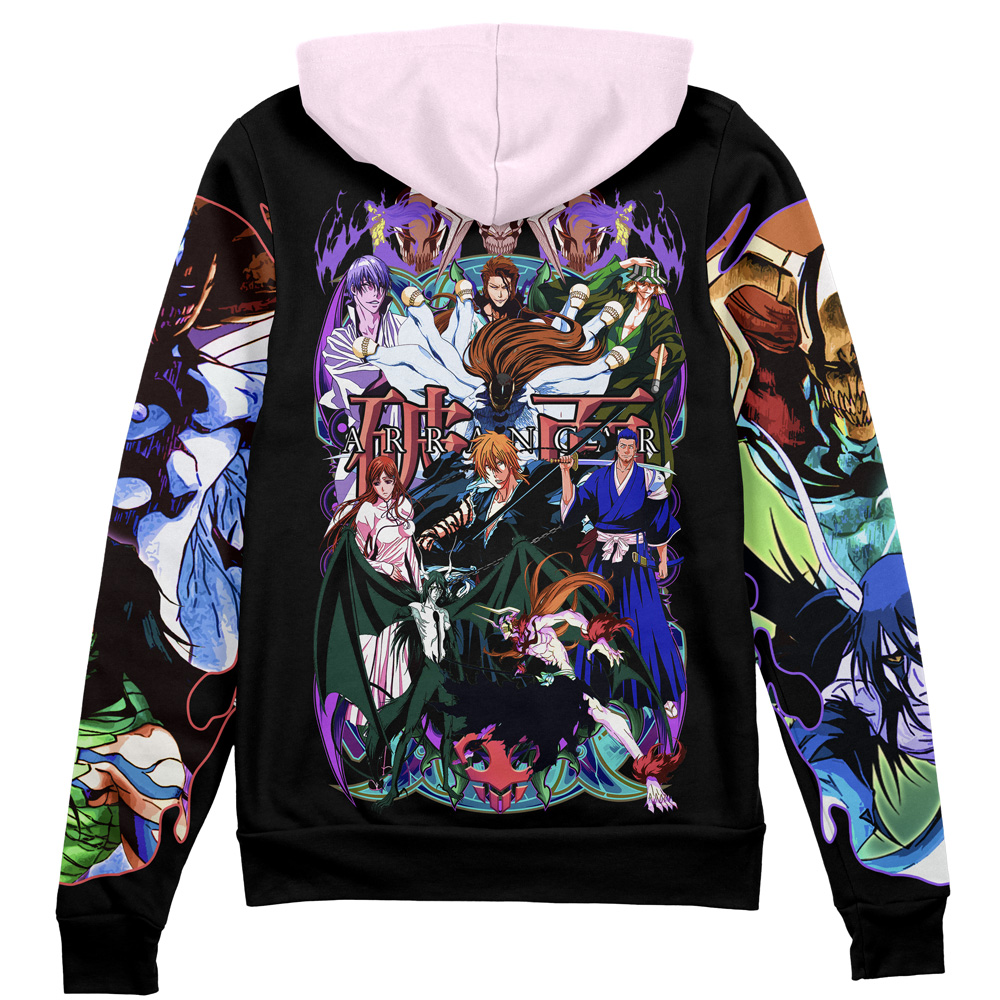 Buildercar - Arrancar Invasion Bleach Streetwear Zip Hoodie Jacket