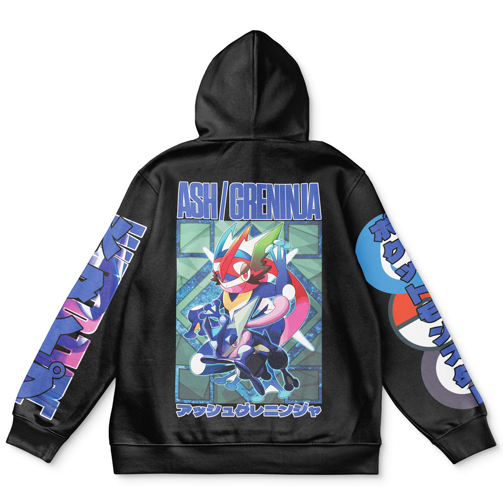 Buildercar - Ash Greninja Pokemon Streetwear Hoodie
