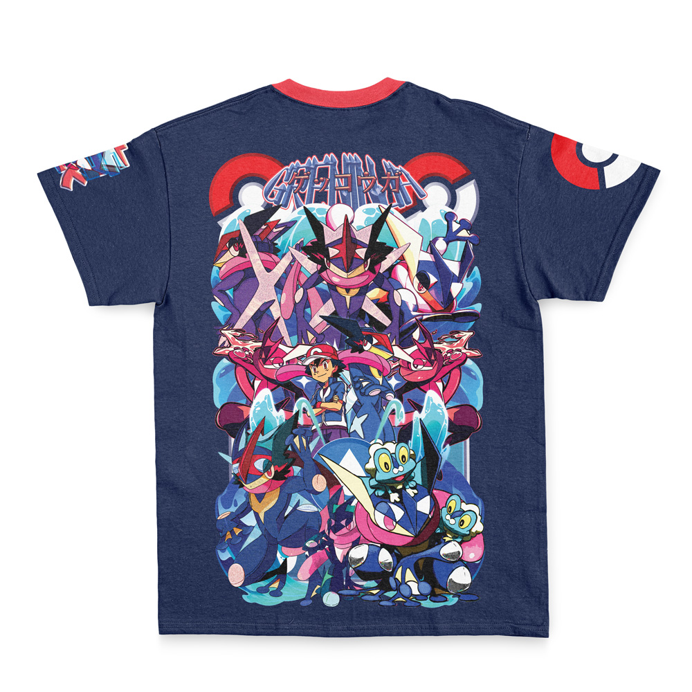 Buildercar - Ash-Greninja V2 Pokemon Streetwear T-Shirt