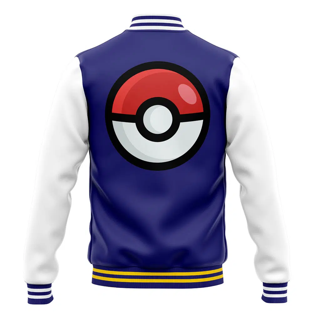Buildercar - Ash Ketchum Pokemon Varsity Jacket