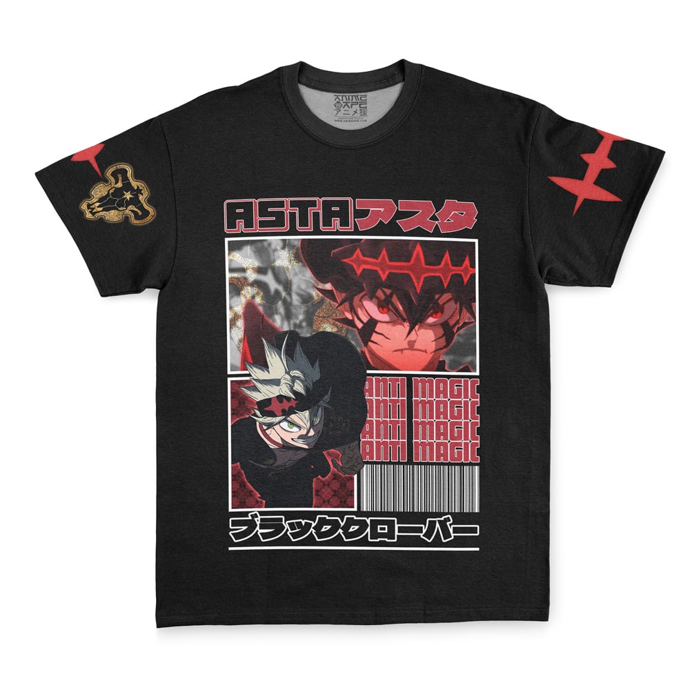Buildercar - Asta Black Clover Streetwear T-Shirt
