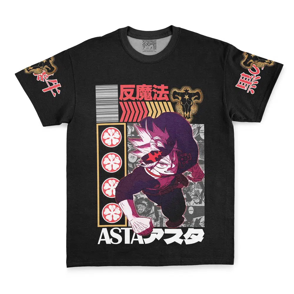 Buildercar - Asta V2 Black Clover Streetwear T-Shirt