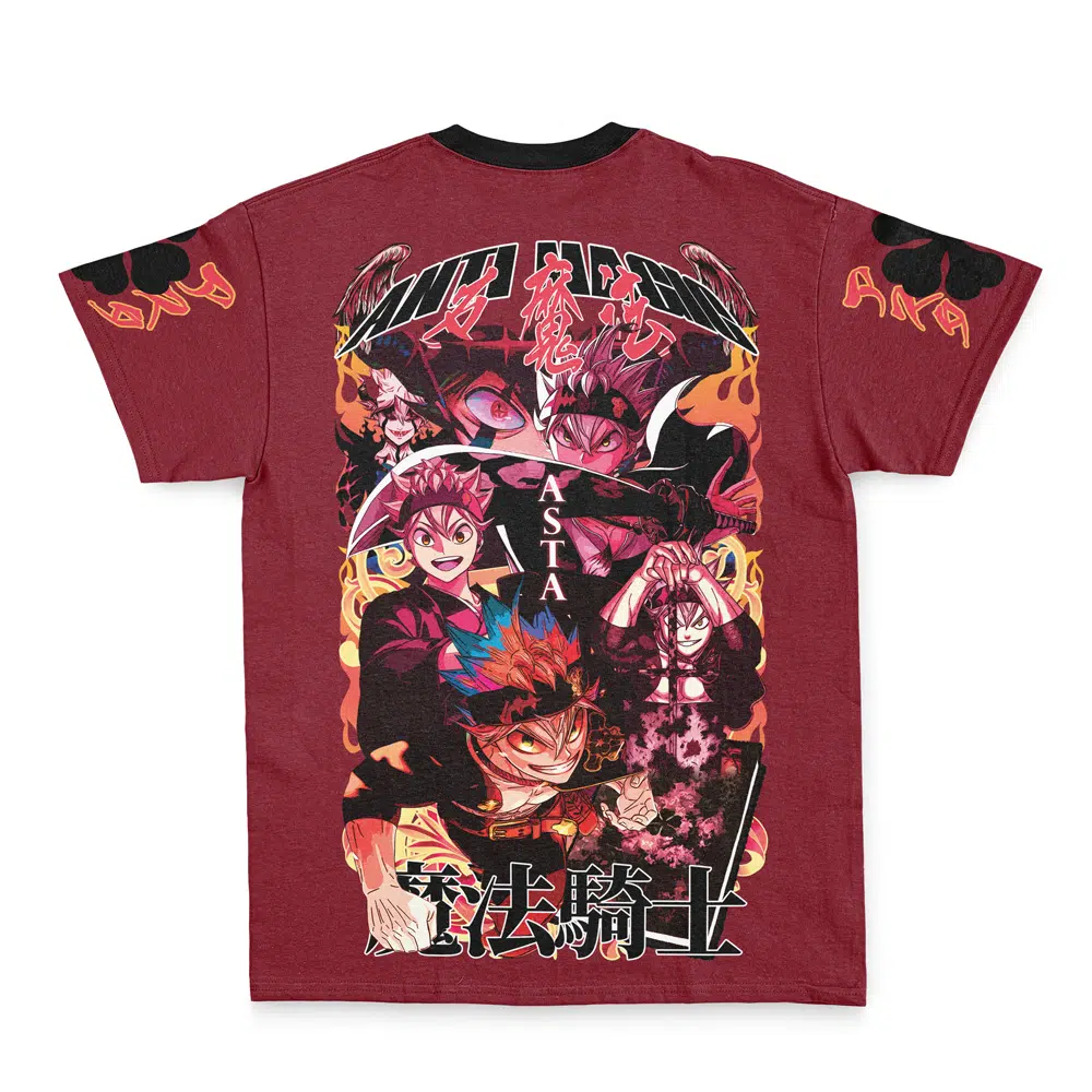 Buildercar - Asta V4 Black Clover Streetwear T-Shirt