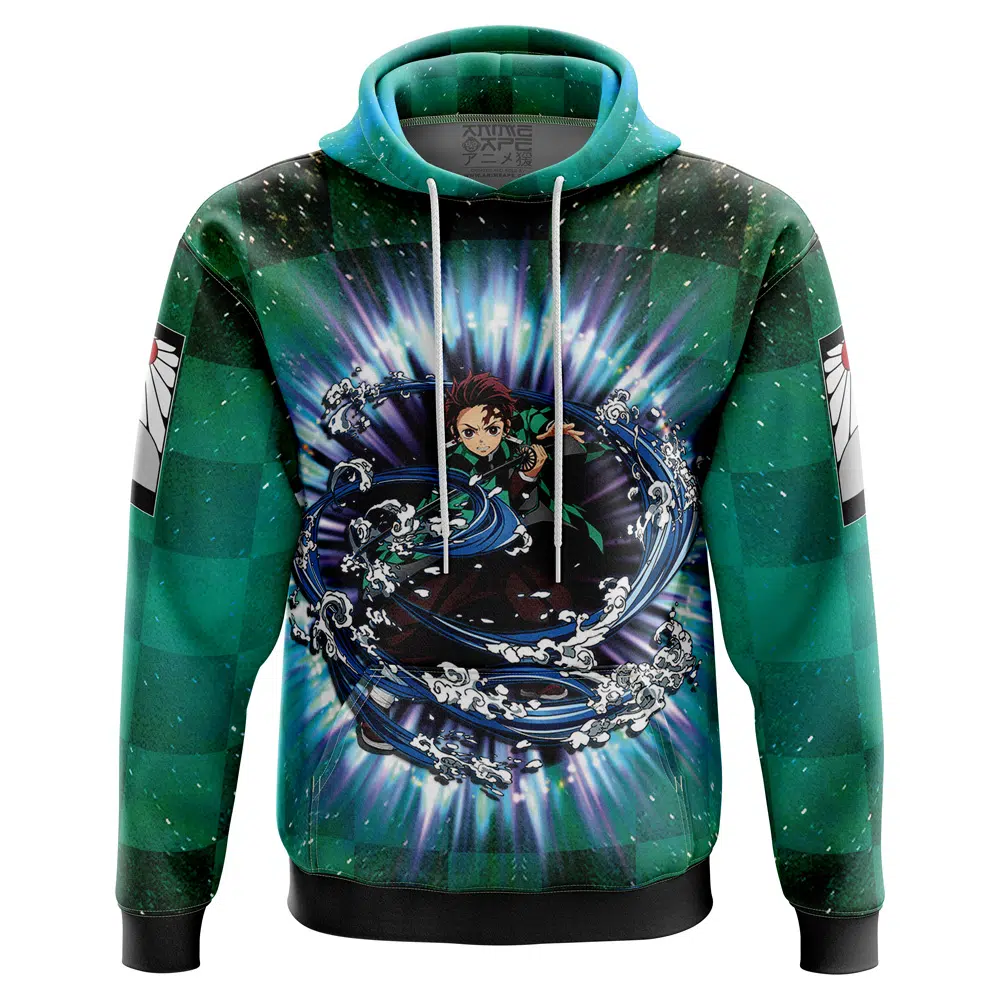 Buildercar - Astral Aura Tanjiro Demon Slayer Hoodie