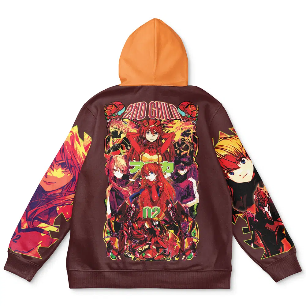 Buildercar - Asuka Langley Sohryu V2 Eva Streetwear Hoodie