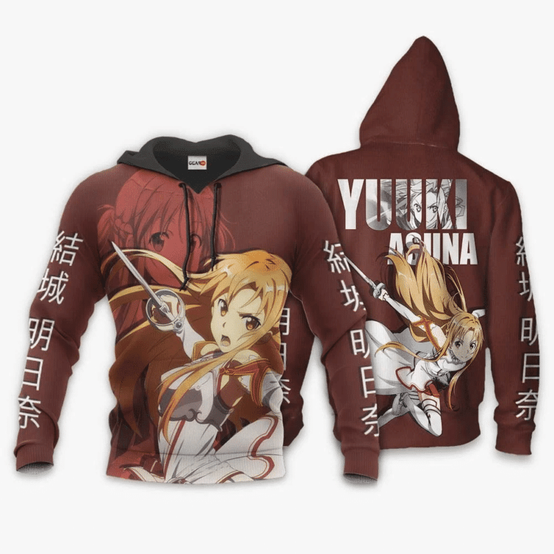 Buildercar - Asuna Yuuki Anime Manga Sword Art Online For Men And Women 3d Hoodie