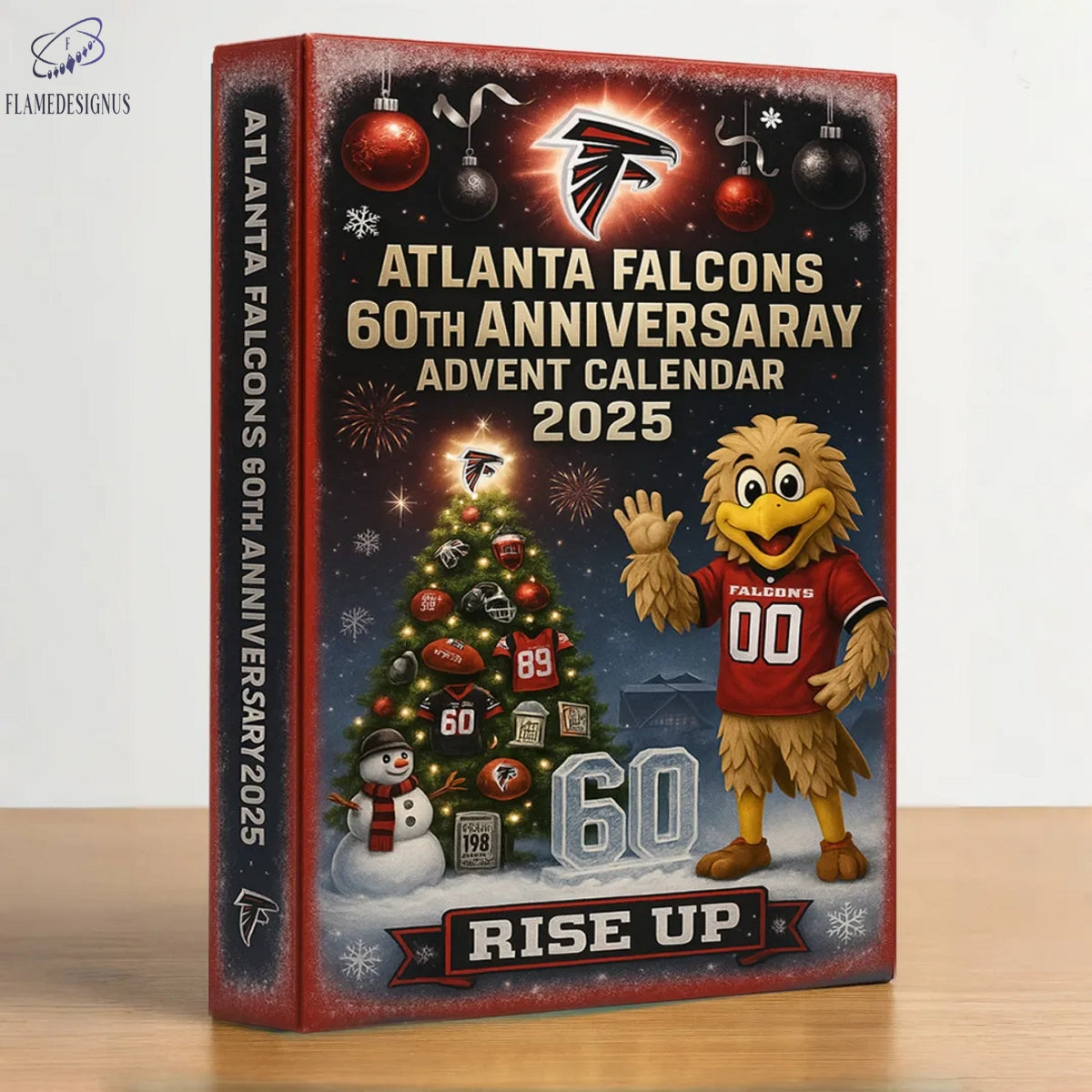 Buildercar - Atlanta Falcons 60th Anniversary Advent Calendar 2025 -2D Acrylic