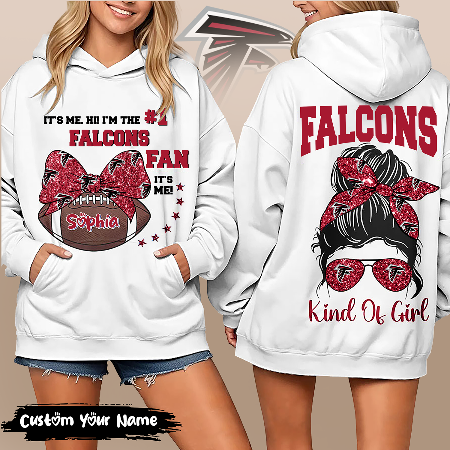 Buildercar - Atlanta Falcons Premium NFL KIndianapolis Colts Of Girl Hoodie