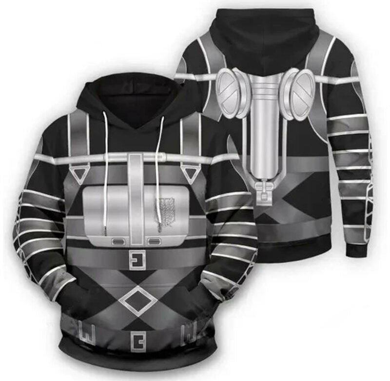Buildercar - Attack On Titan Hoodie Final Attack On Titan Uniform 3d Hoodie