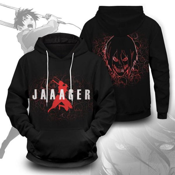 Buildercar - Attack On Titan Jaaager 2k574 Lover Gift ,attack On Titan All Over Print 3d Hoodie 529