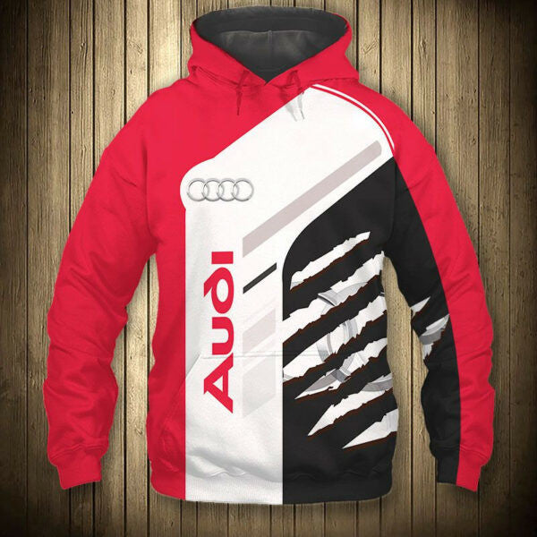Buildercar - Audi Luxury Sport Car 5k447 Fan Gift Stylist Unisex Cartoon 3d Hoodie 607