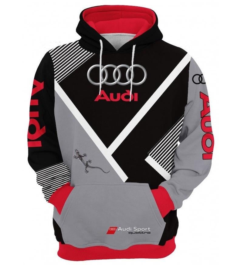 Buildercar - Audi Sport Quatiro All Over Print Hoodie 369