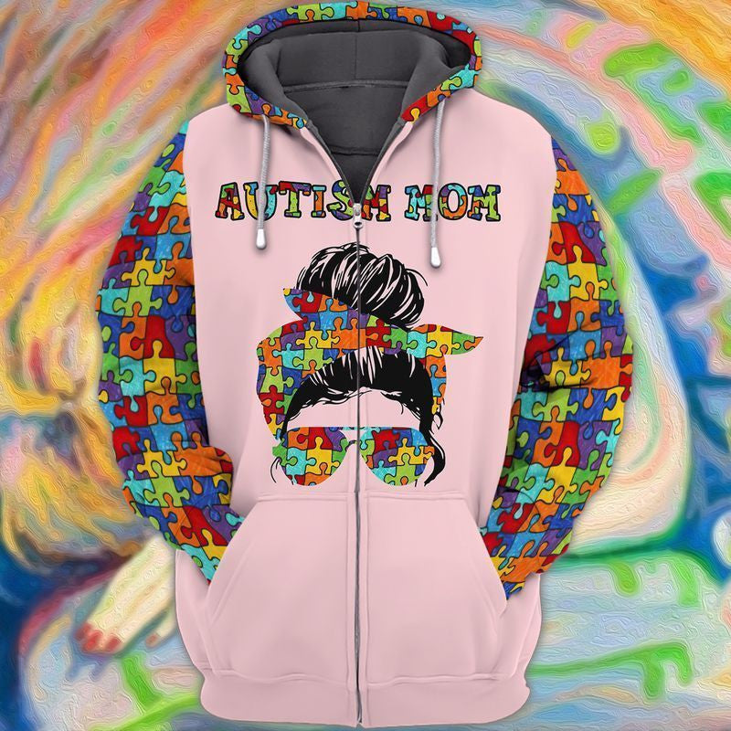 Buildercar - Autism Awareness Autism Mom For Men And Women 3d Hoodie