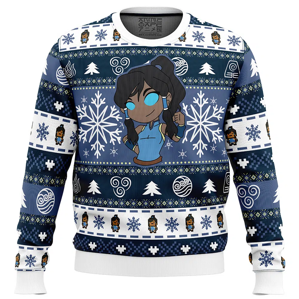 Buildercar - Avatar Korra Avatar The Last Airbender Ugly Christmas Sweater