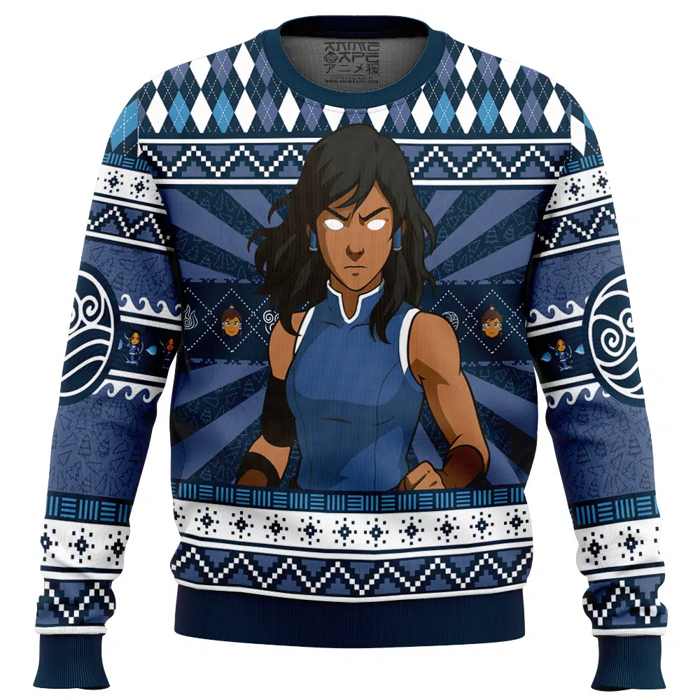 Buildercar - Avatar Korra Avatar the Last AirbenderUgly Christmas Sweater