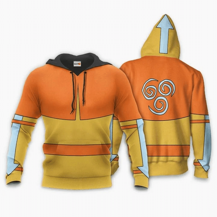 Buildercar - Avatar The Last Airbender Aang For Men And Women 3d Hoodie