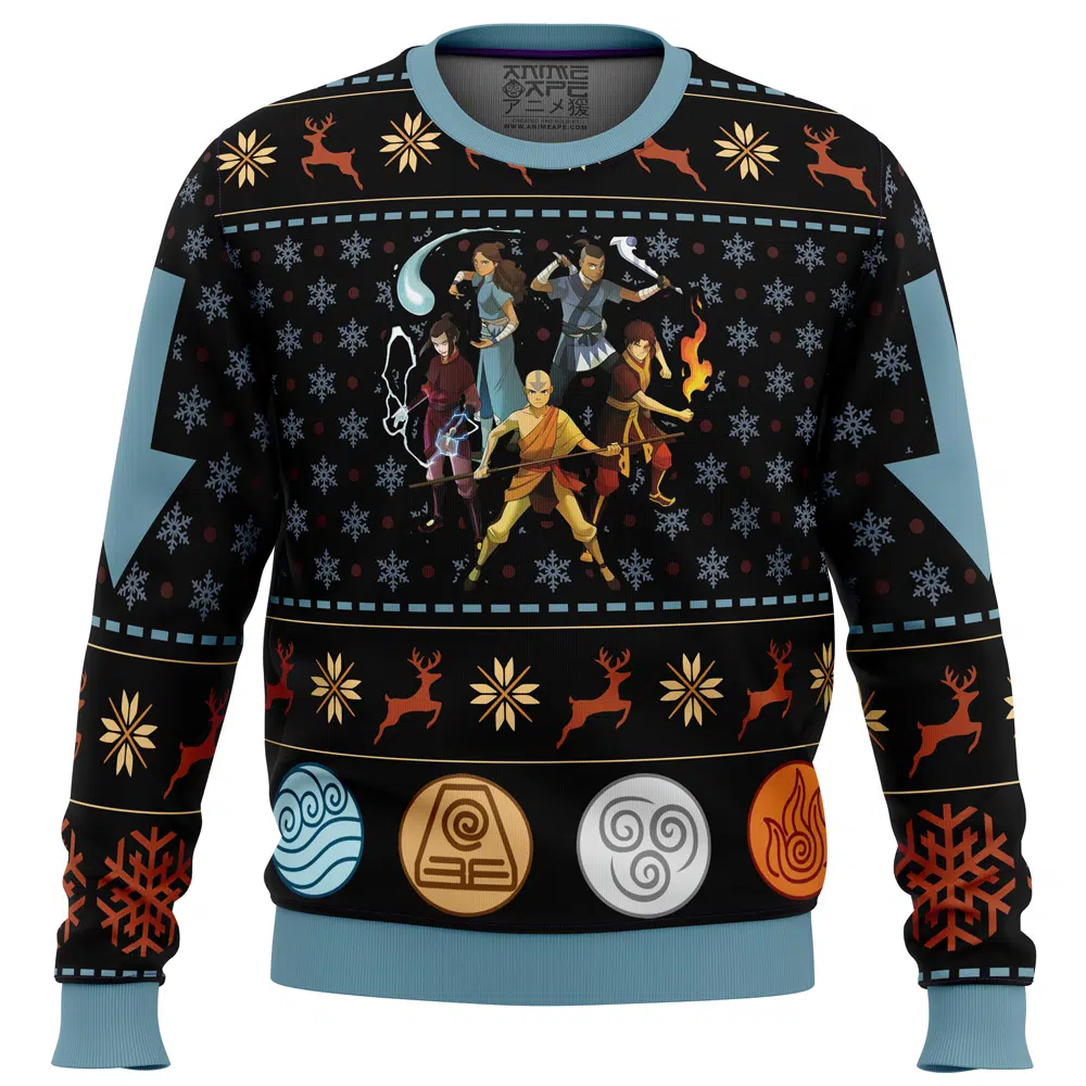 Buildercar - Avatar The Last Airbender Ugly Christmas Sweater