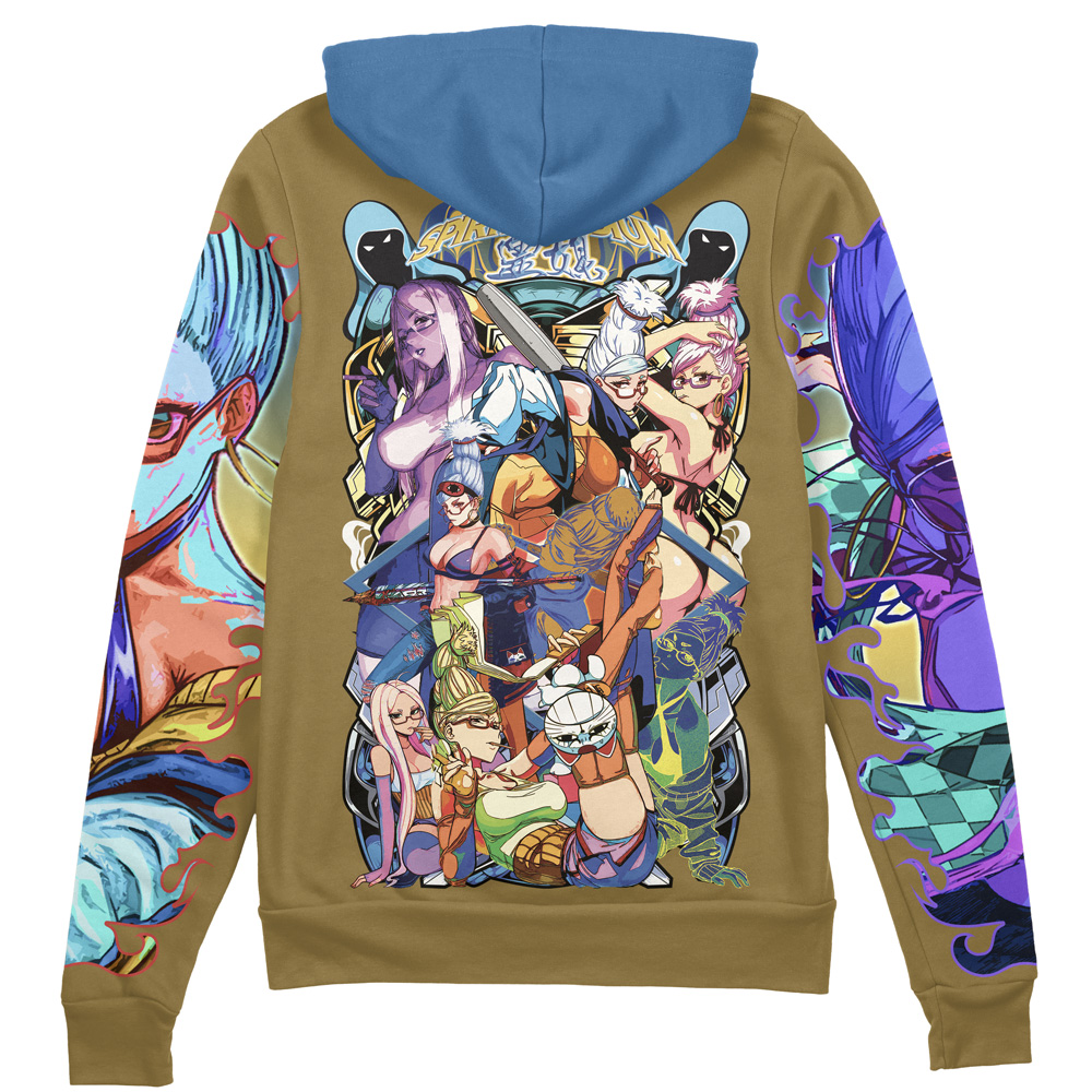 Buildercar - Ayase Seiko Dandadan Streetwear Zip Hoodie Jacket