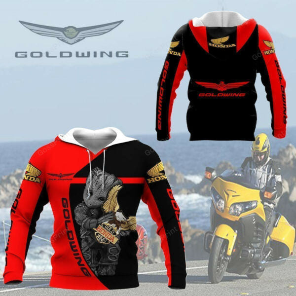 Buildercar - Baby Groot Honda Goldwing Aop Hoodie 2 614